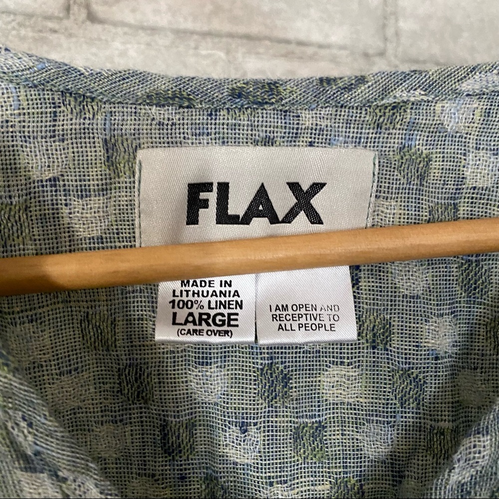 Flax Patterned Button Down Shirt - image 3